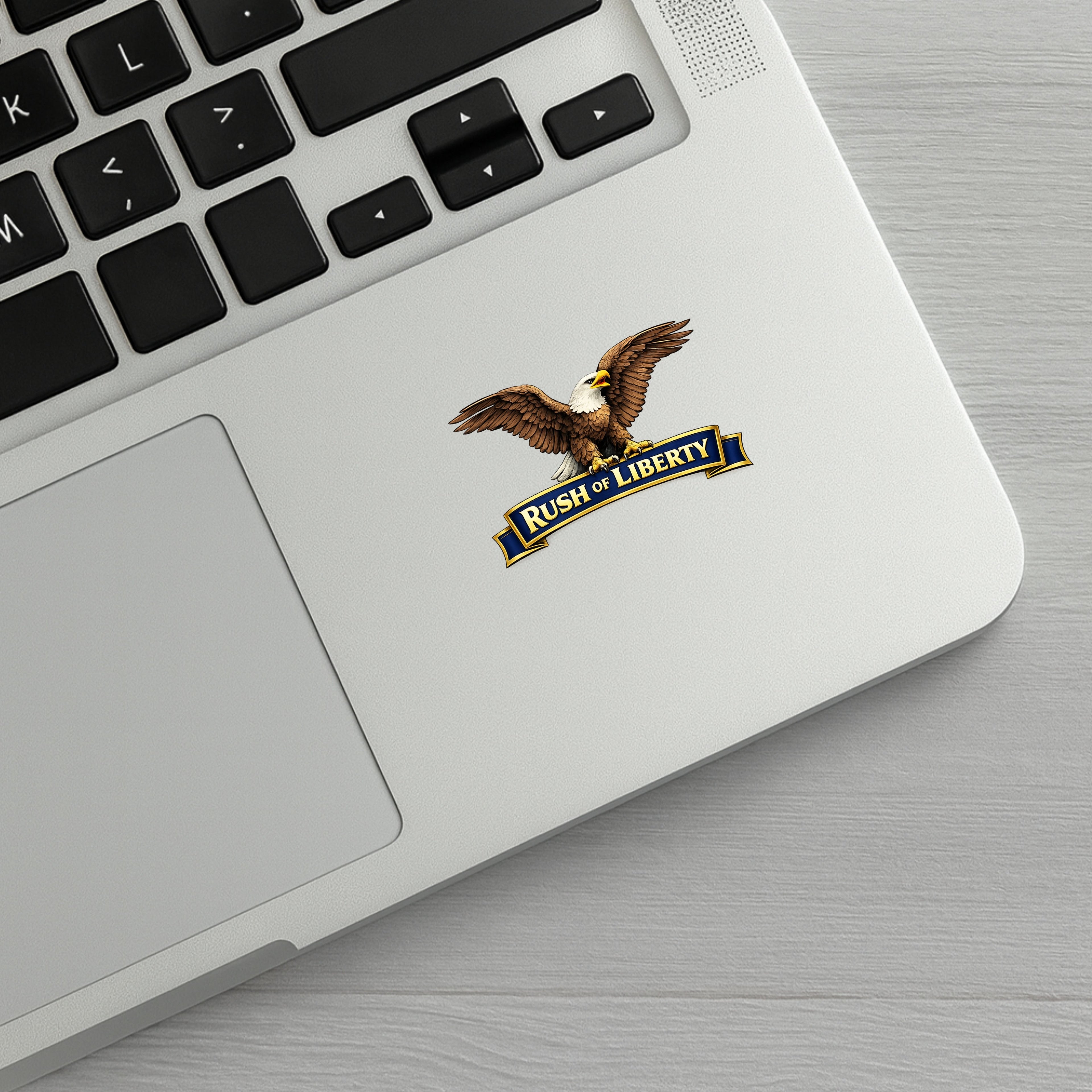 Rush of Liberty logo sticker