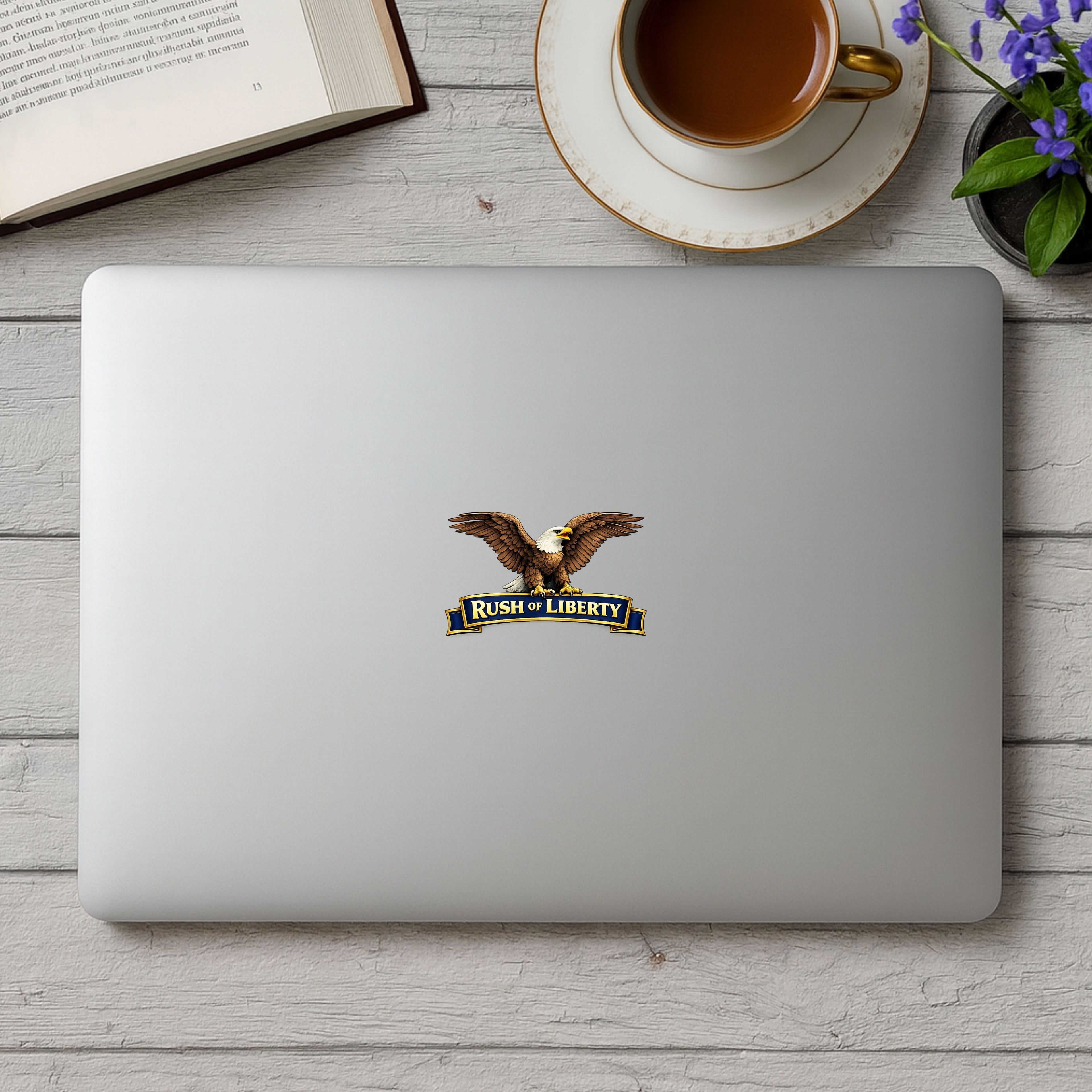 Rush of Liberty logo sticker